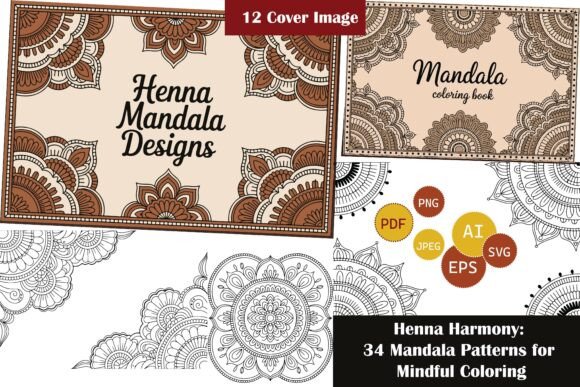 Download 34 Henna Mandala Coloring Pages - Color Collection