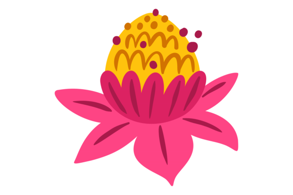 Download Colorful Flower. Exotic Floral Element. - Color Collection