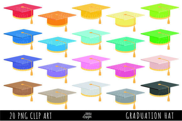 Download MULTICOLOR GRADUATION HAT - Color Collection