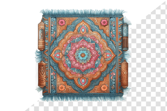 Download Sacred Watercolor Prayer Mat Clipart - Color Collection
