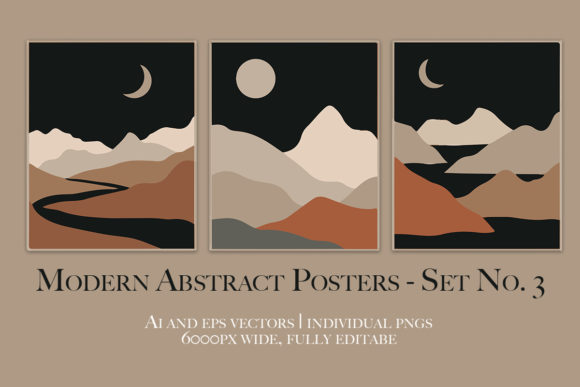 Download Abstract Modern Boho Wall Art No. 3 - Boho Collection