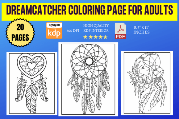 Download Dreamcatcher Coloring Page for Adults - Color Collection