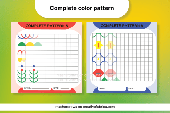 Download Kids Activity Tracing Color Pattern 5-6 - Color Collection