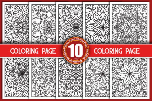 Download Flower Mandala Coloring Page - Color Collection