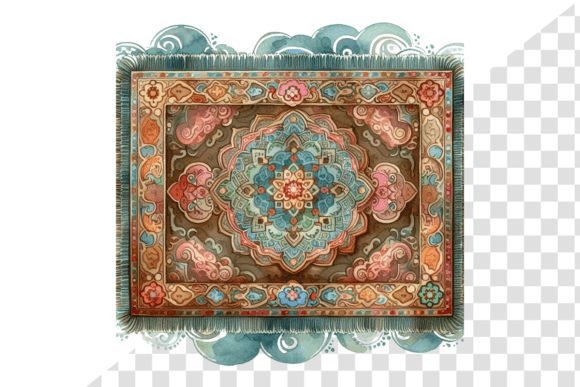 Download Sacred Watercolor Prayer Mat Clipart - Color Collection