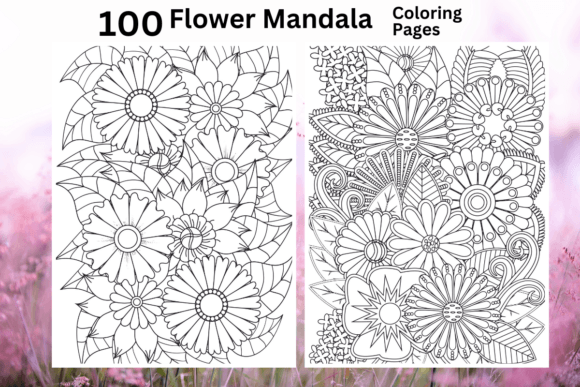 Download 100 Flower Mandala Coloring Pages - Color Collection