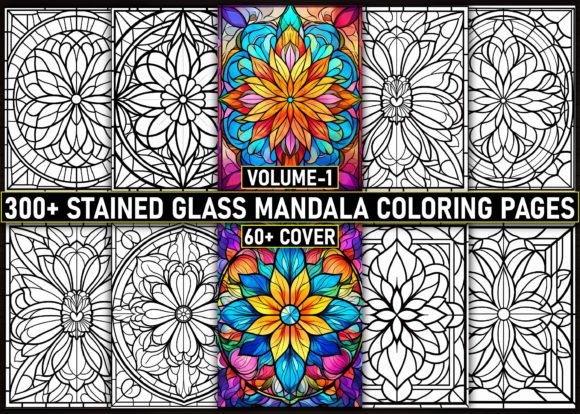 Download 300 Stained Glass Mandala Coloring Pages - Color Collection