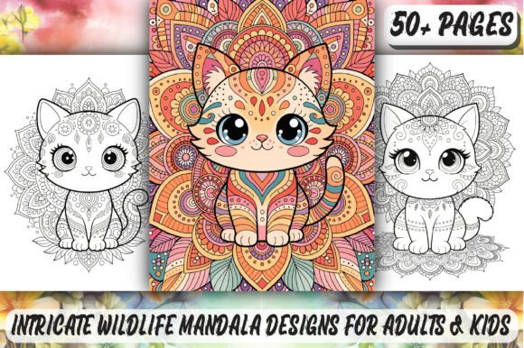 Download Intricate Wildlife Mandala Coloring Page - Color Collection
