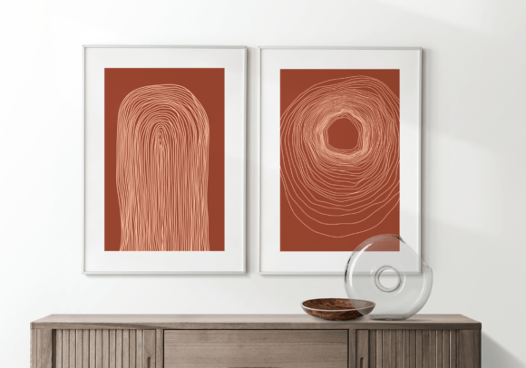Download Hand Painted Boho Wall Art - Boho Collection