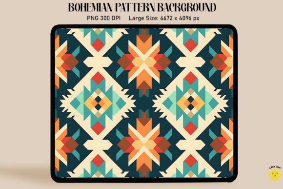 Download Symmetric Simple Bohemian Pattern - Symmetric Collection
