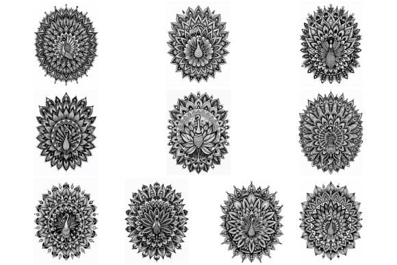 Download Peacock Mandala Coloring Page for Adults - Color Collection