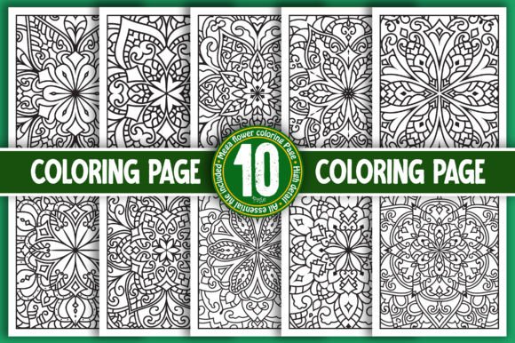 Download Flower Mandala Coloring Book Bundle - Color Collection