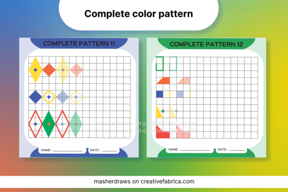 Download Kids Activity Trace Color Pattern 11-12 - Color Collection