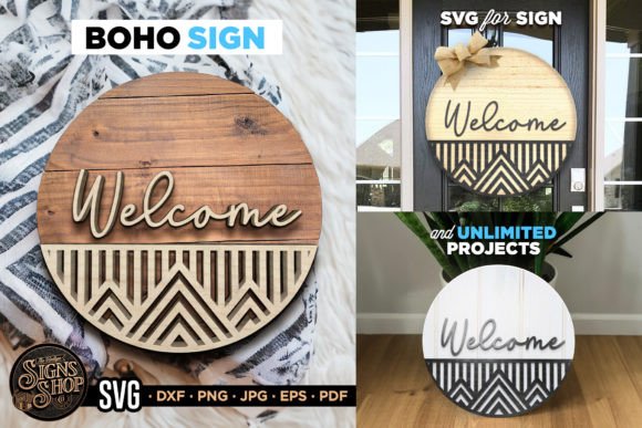 Download Boho Welcome Symmetric | SVG BOHO Geomet - Boho Collection