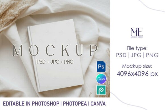Download Boho Hardcover Journal Mockup A5 Notebo - Boho Collection