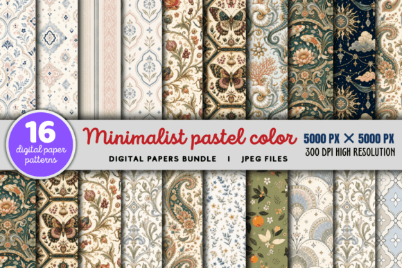 Download Minimalist Pastel Color Pattern Bundle - Color Collection