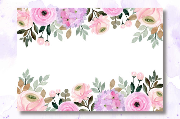Download Digital Clipart Floral Watercolor Part.3 - Color Collection