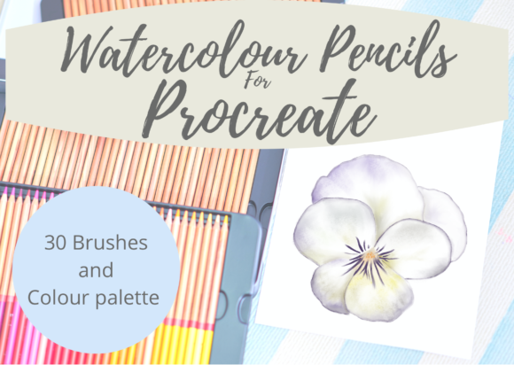 Download Watercolour Pencils Procreate Brushes - Premium Resources