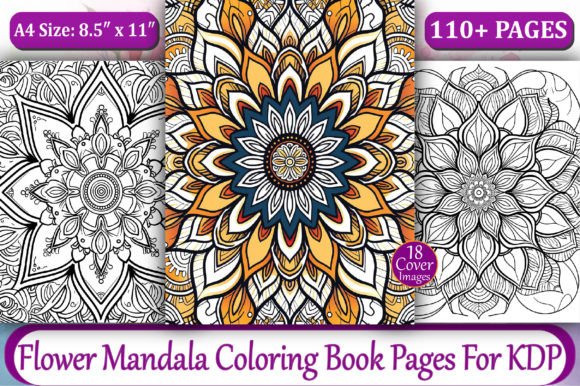 Download Flower Mandala Coloring Book Pages - KDP - Color Collection