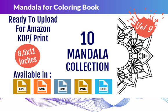 Download Mandalas for Coloring Book Vol - 09 - Color Collection