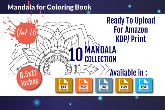 Download Mandalas for Coloring Book Vol - 16 - Color Collection