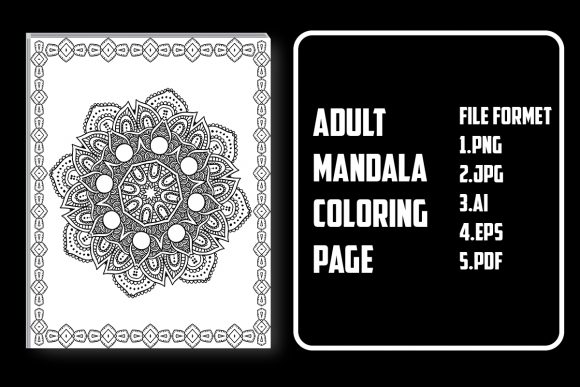 Download Adult Mandala Coloring Page - Color Collection