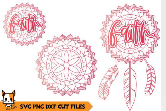 Download Faith - Boho Feather Dreamcatcher - Mandala - Boho Collection