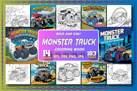 Download Monster Truck Coloring Pages - Color Collection