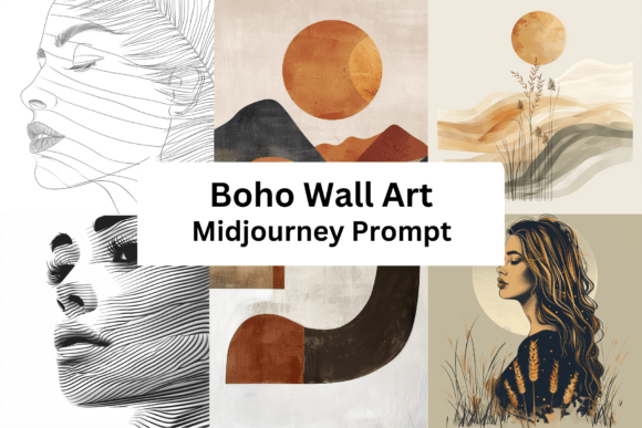 Download Prompt for Boho Wall Art - Boho Collection