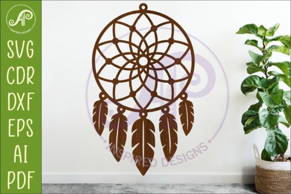 Download Dreamcatcher Laser Cut File, Boho Wall - Boho Collection